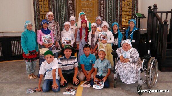 Мечеть "Ярдэм" посетила экскурсия из Балтасинского мусульманского лагеря