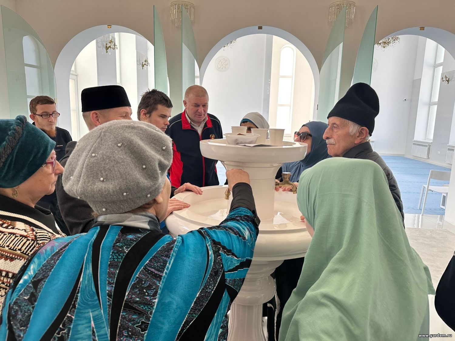 Мечеть «Сулейман» посетили незрячие гости